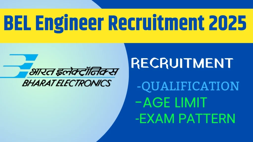 BEL Probationary Engineer Recruitment 2025