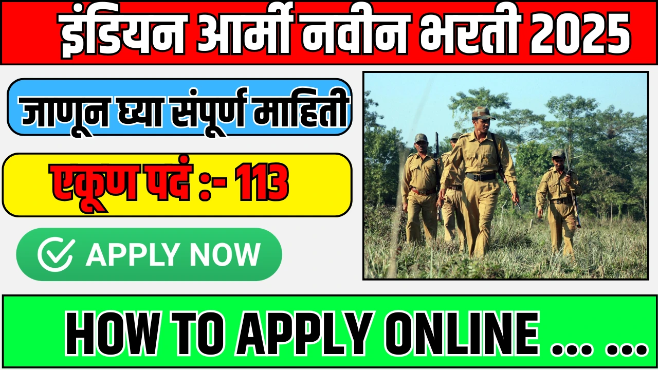 Indian Army New Recruitment 2025