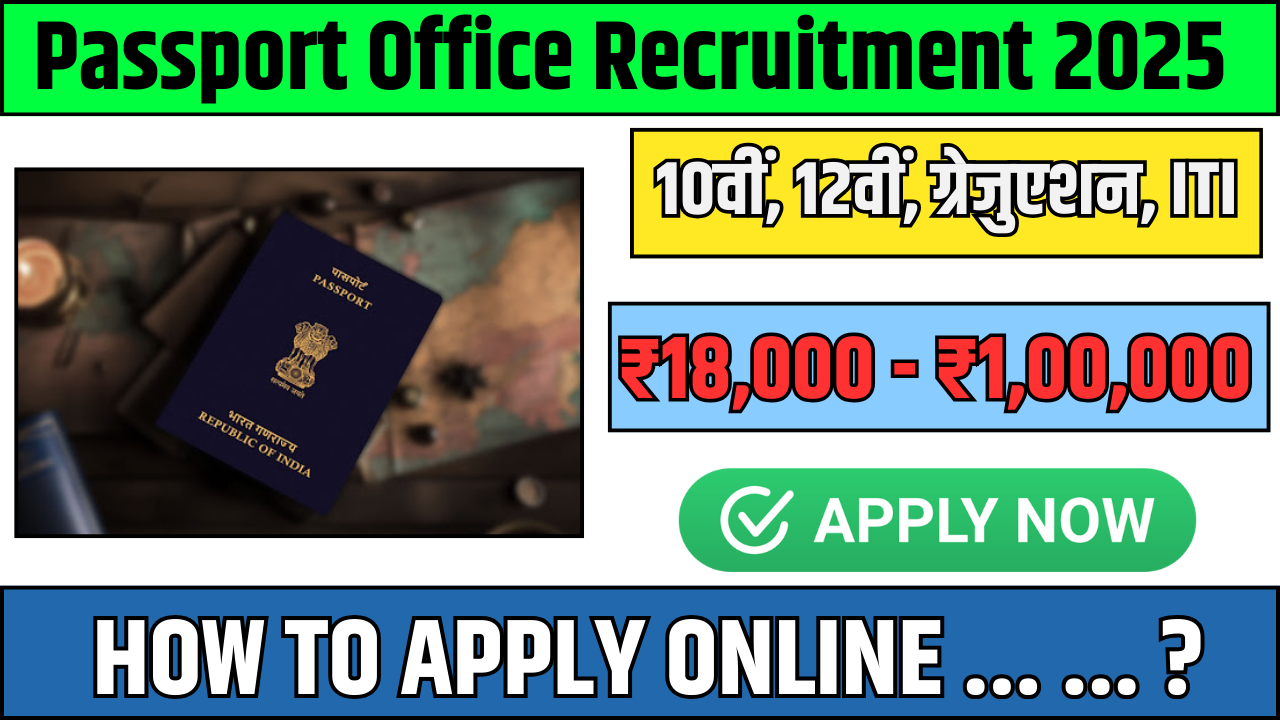 Passport Office Recruitment 2025